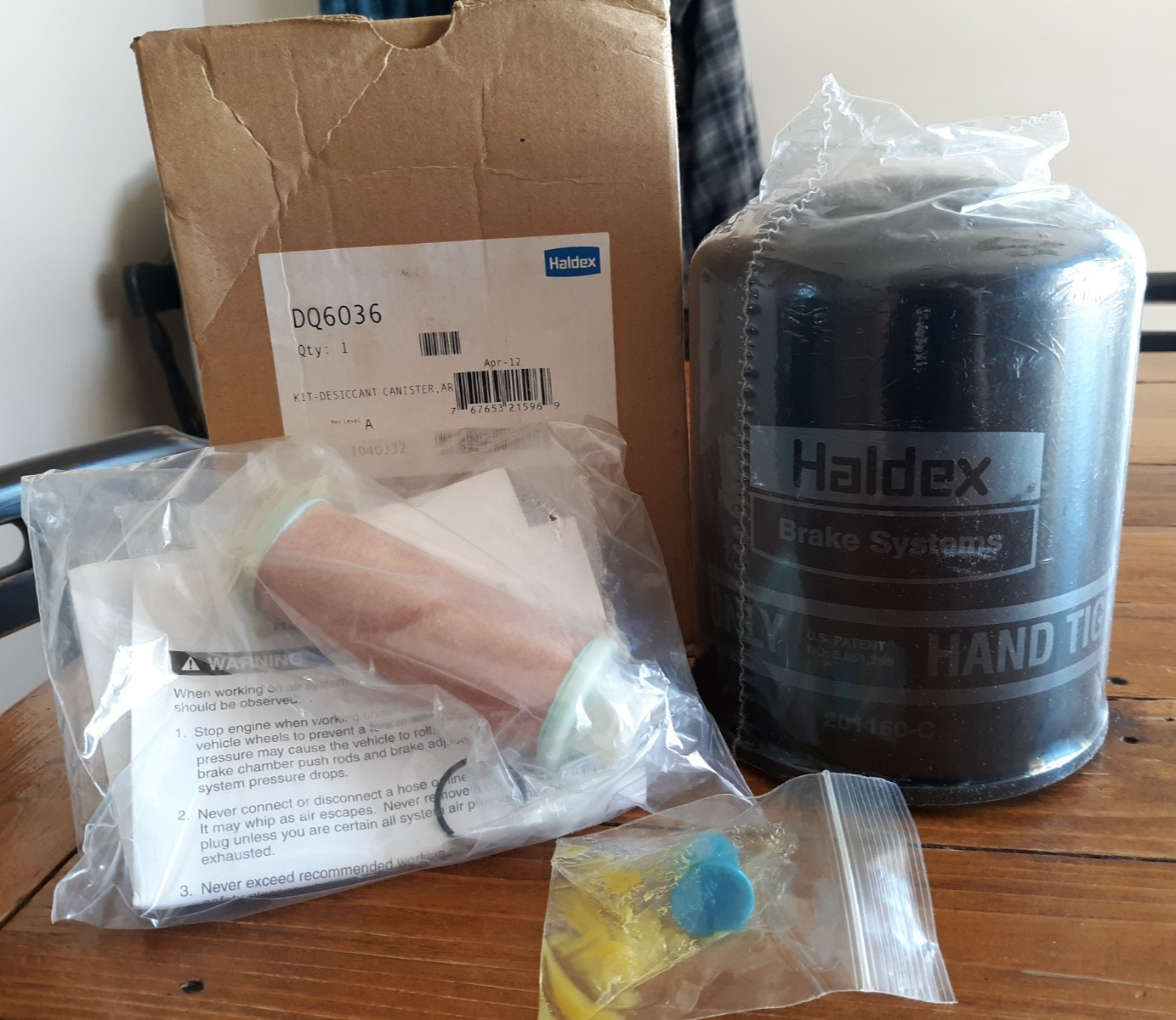 Haldex 201160-C Brake Systems Filter Air Dryer New M939 series 5 ton 6x6