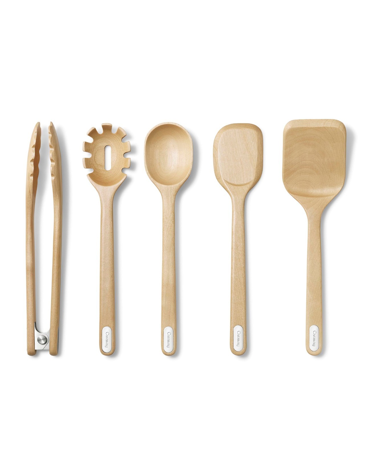 5-Piece Wooden Cooking Utensil Set - Eco-Friendly Kitchen Tools for Cooking