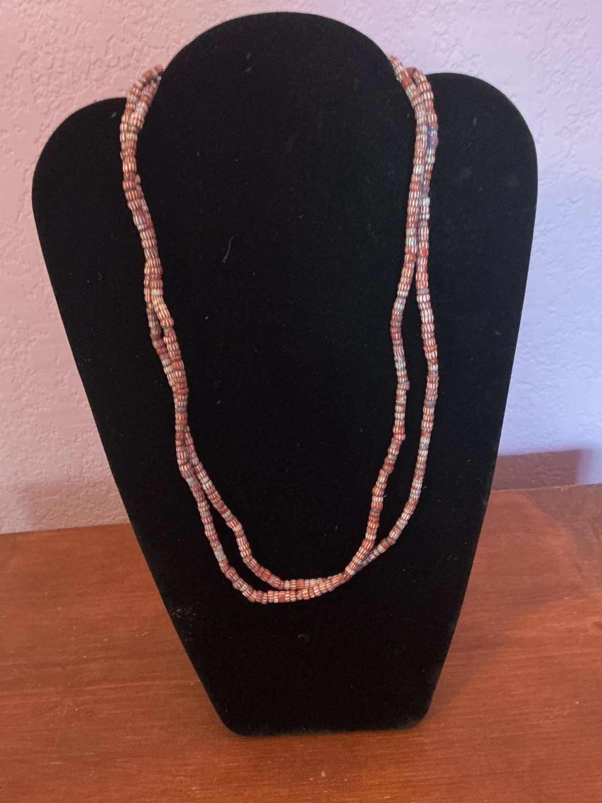 Antique 19th Century Glass Trade Beads Strands (2 Available) Antique 19th Century Glass Trade Beads Strands (2 Available)