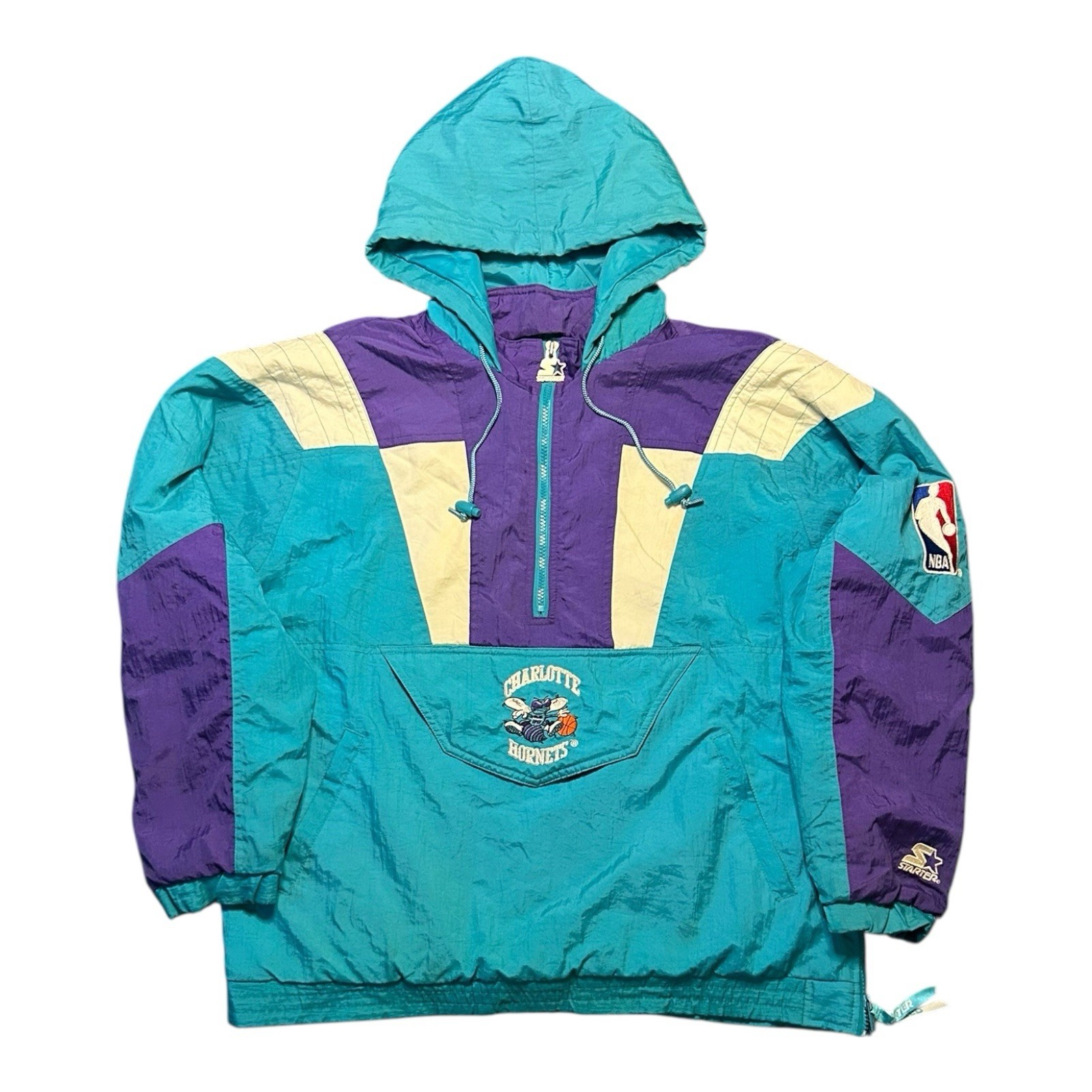 Starter CHARLOTTE HORNETS Jacket Size S Small Vintage Original 90s Puffer Starter CHARLOTTE HORNETS Jacket Size S Small Vintage Original 90s Puffer