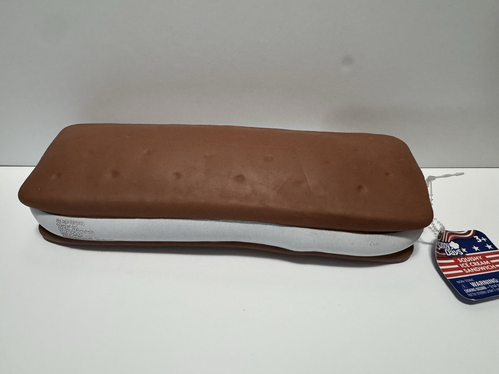 AUTHENTIC Sunny Days Jumbo Ice Cream Sandwich Squishy Squeeezy Sensory Toy AUTHENTIC Sunny Days Jumbo Ice Cream Sandwich Squishy Squeeezy Sensory Toy