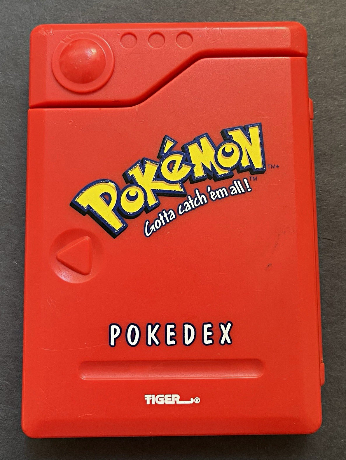 Vintage 1999 Pokémon Pokedex Tiger Electronics Red Handheld Tested Working