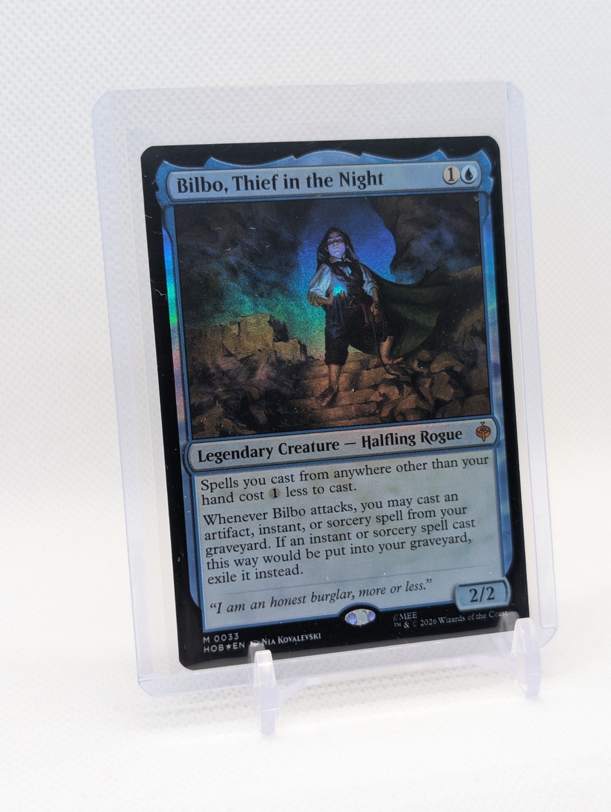 MTG - Bilbo, Thief in the Night - FOIL Mythic #33 - The Hobbit NM