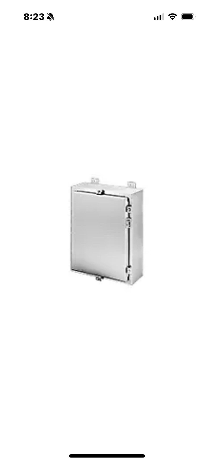 Hoffman A16H1208SSLP Wall-Mount Enclosure Type 4x Stainless Steel 304 Hoffman A16H1208SSLP Wall-Mount Enclosure Type 4x Stainless Steel 304