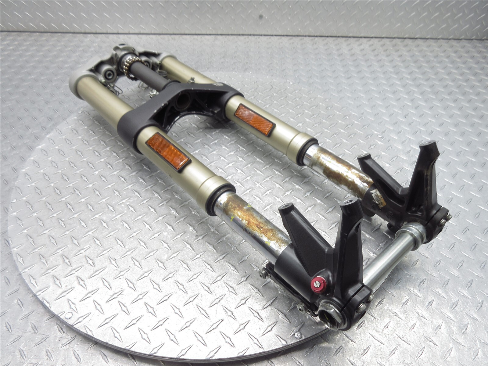 2013 11-13 Ducati Monster 1100 1100S Front Fork Suspension Damper Triple Tree