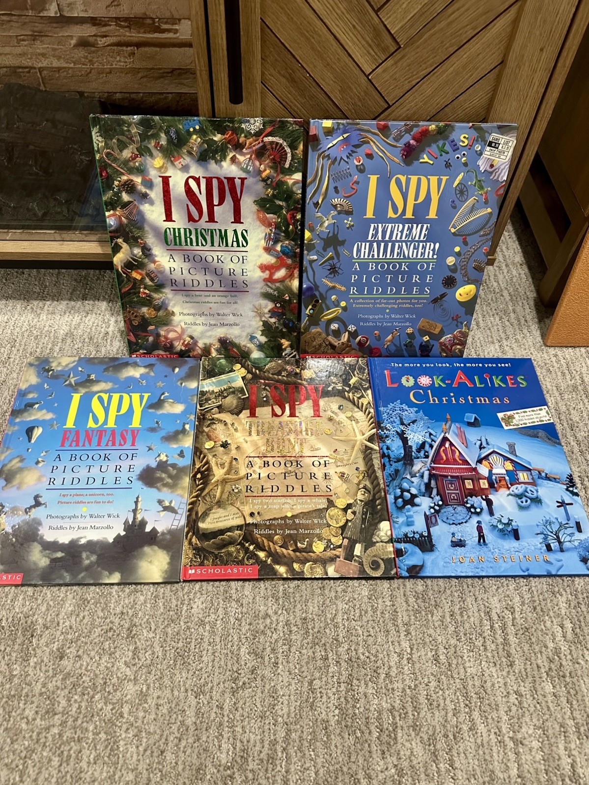 Lot Of 5 I Spy: A Book of Picture Riddles  / look and find 