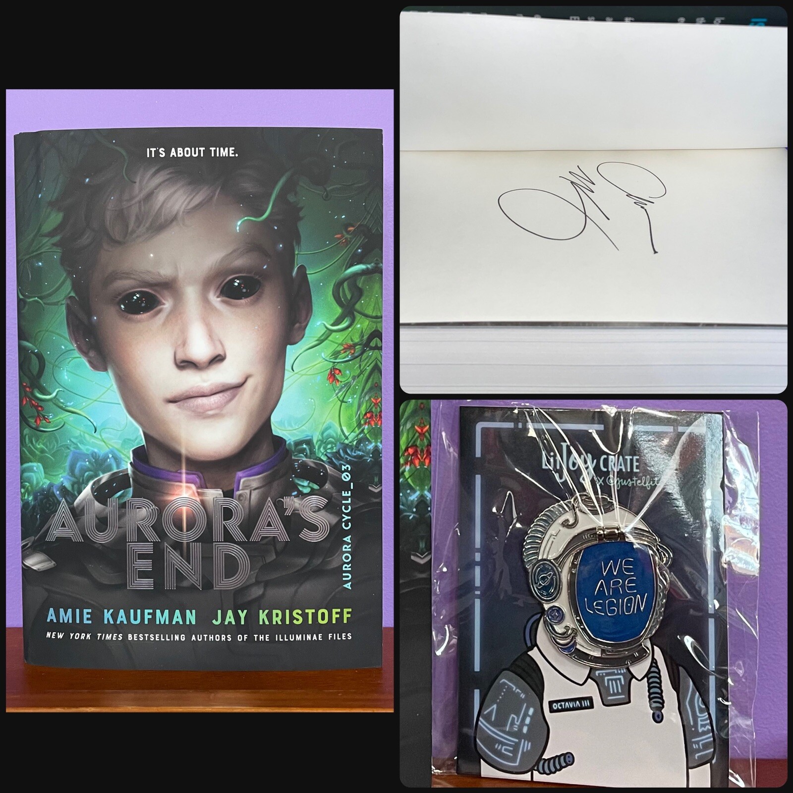 Aurora’s End Exclusive Signed Aurora Cycle Series 3 By Amie Kaufman Jay Kristoff