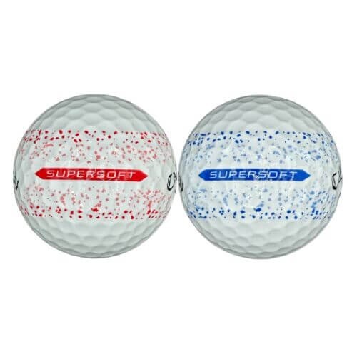 Callaway Supersoft Splatter 360 AAAA Near Mint 50 Used Golf Balls 4A