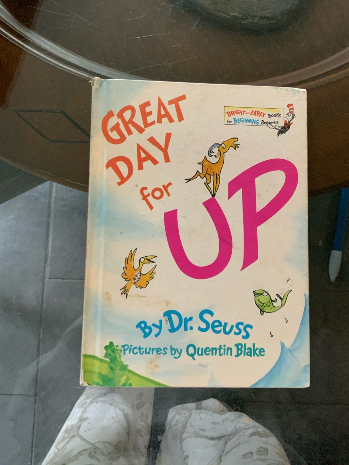 1974 Vintage Hardcover Great Day for UP Dr. Seuss Illustrated Quentin Blake