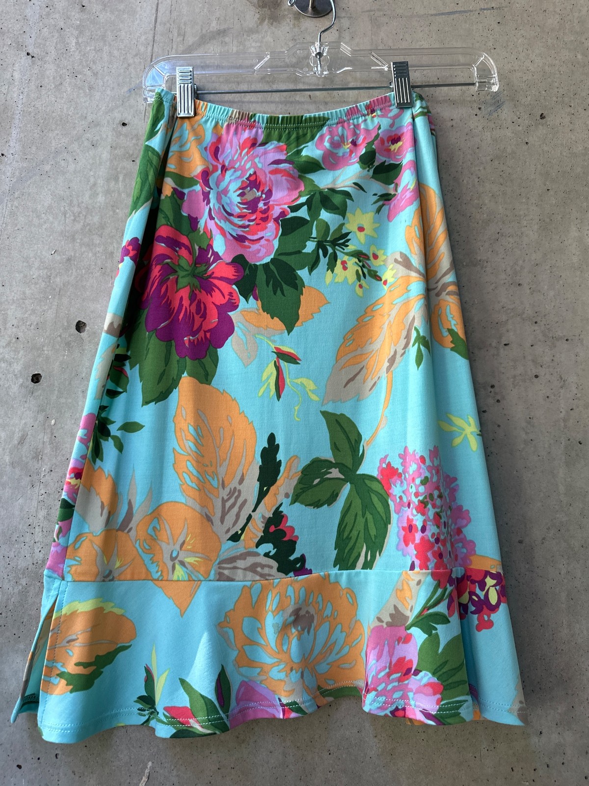 BCBG MAXAZRIA Floral A-Line Skirt