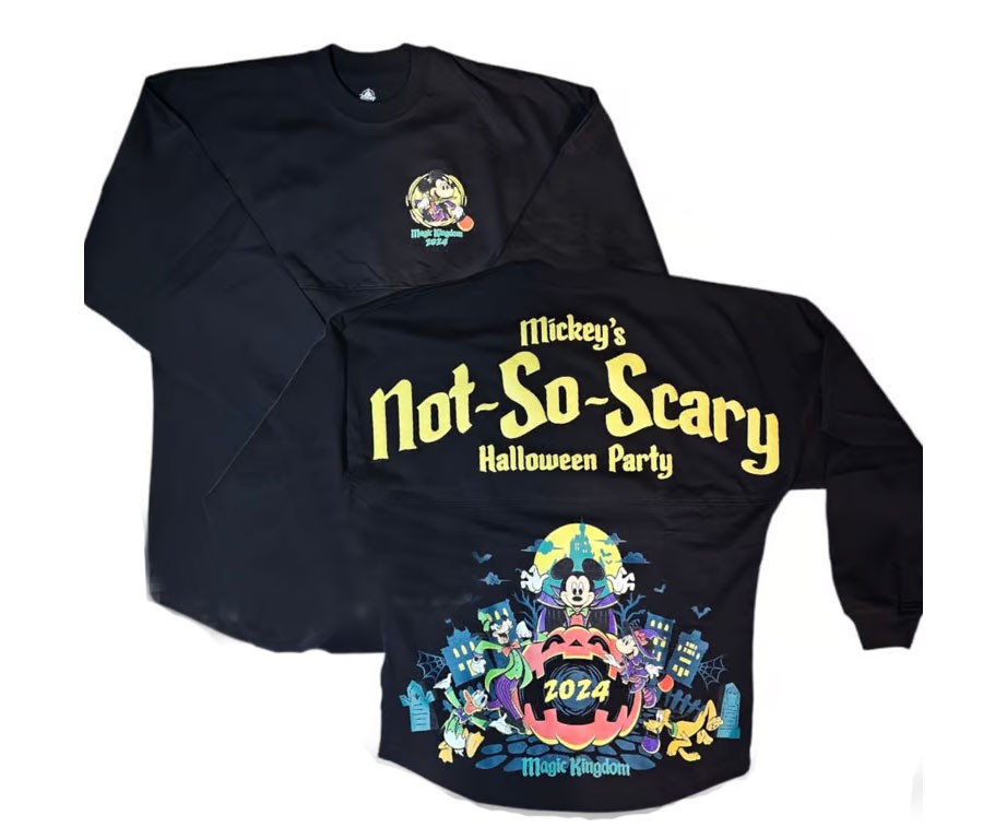 Disney World Mickey's Not So Scary Halloween Party 2024 Spirit Jersey Shirt