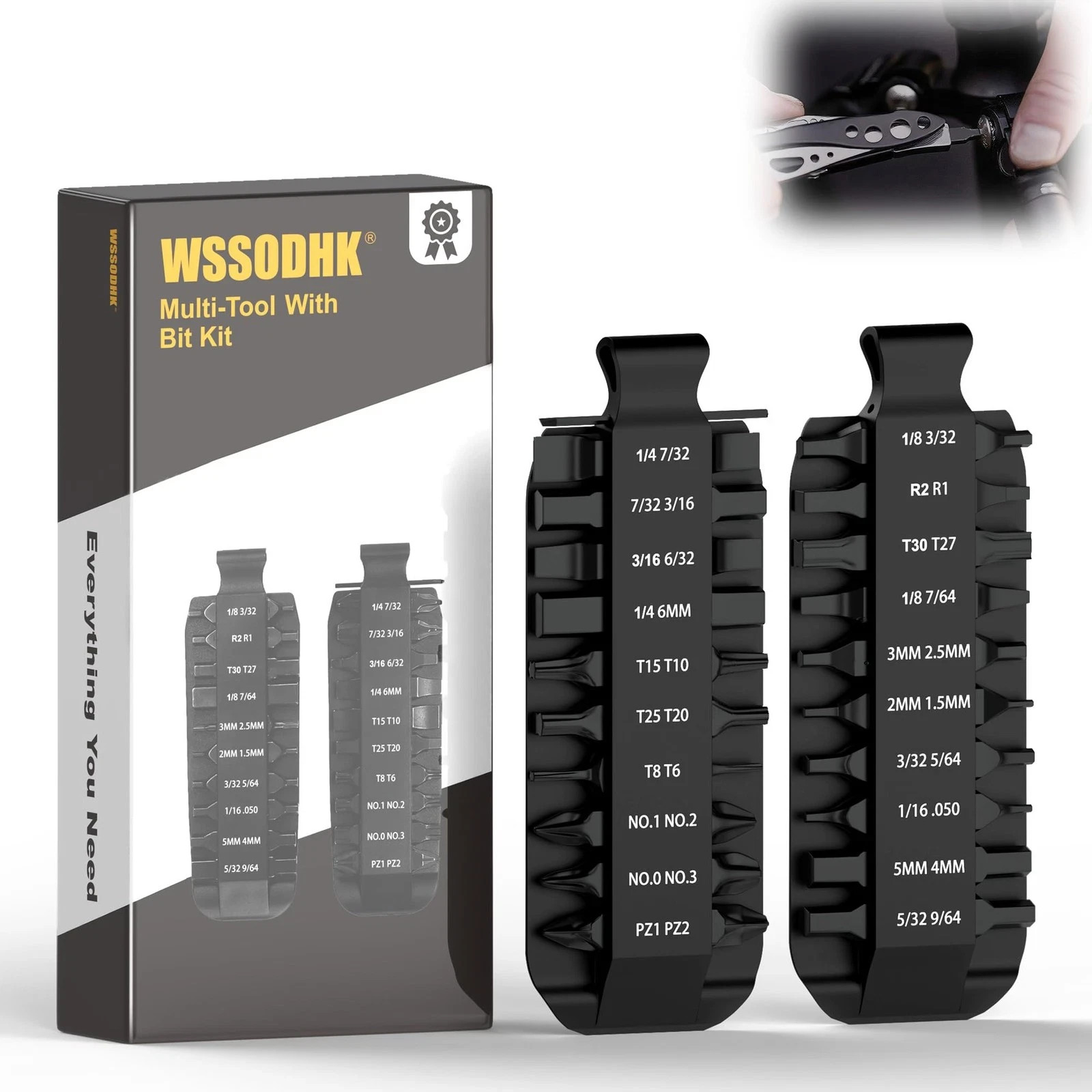 BitKit, 21 DoubleEnded Screwdriver Bits, Flat BitKit Designed for Leatherman ... BitKit, 21 DoubleEnded Screwdriver Bits, Flat BitKit Designed for Leatherman ...