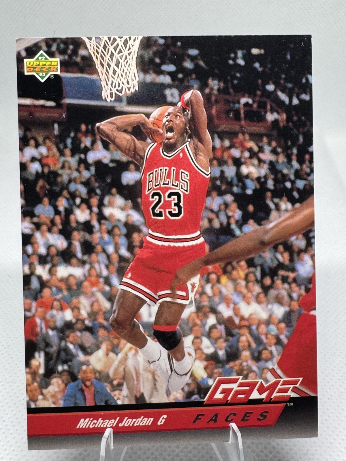 1992-93 Upper Deck - Game Faces Michael Jordan #488