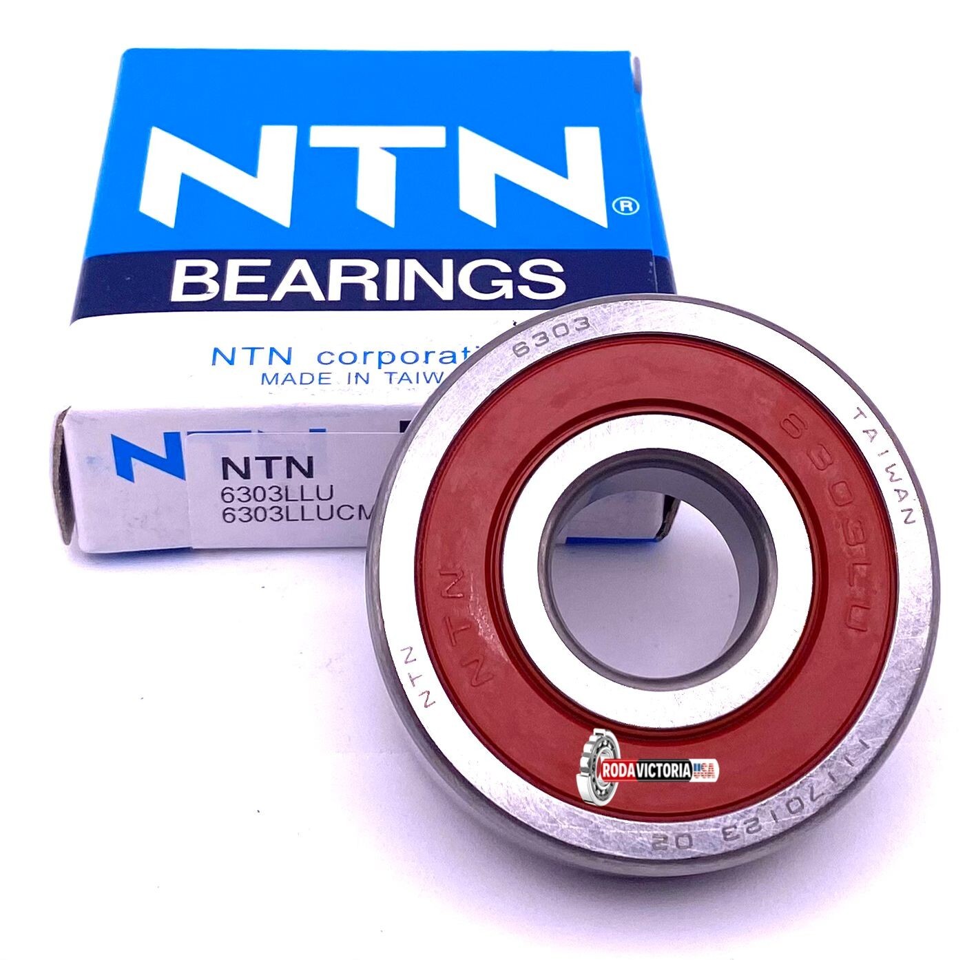 NTN 6303 LLU C3 BALL BEARING, RUBBER SEALED 6303 2RS 17x47x14 mm