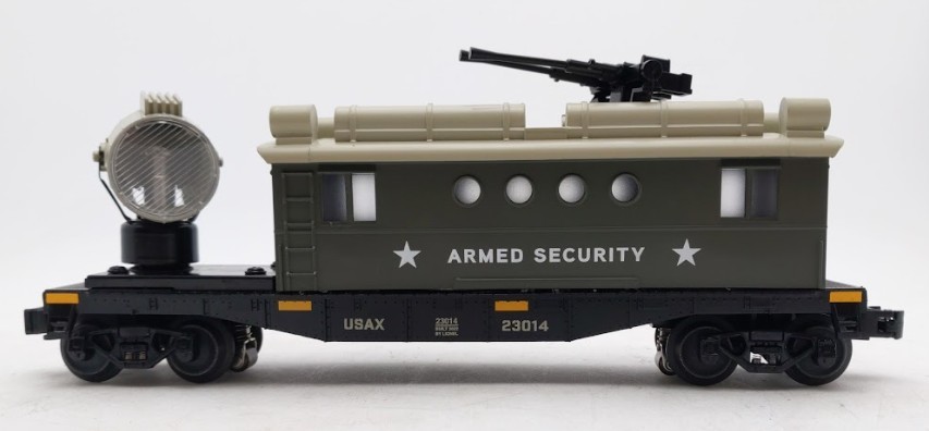 Lionel 2223010-C O Gauge US Army Security Caboose w/Rotary Beacon #23014 EX