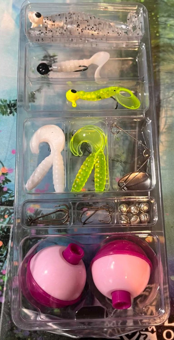 Lot of 5-Zebco 27 Piece Tackle Pack In Plastic Tray Lot of 5-Zebco 27 Piece Tackle Pack In Plastic Tray