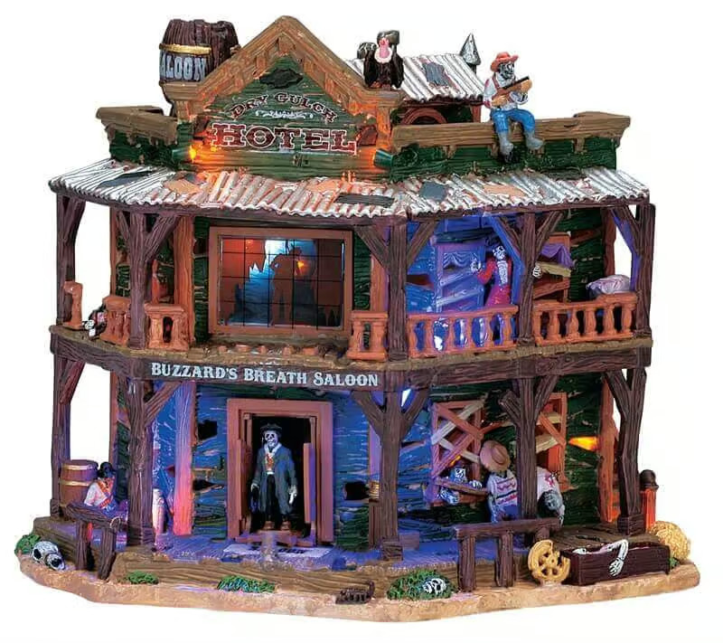 LEMAX Spooky Town Dry Gulch Hotel #75553