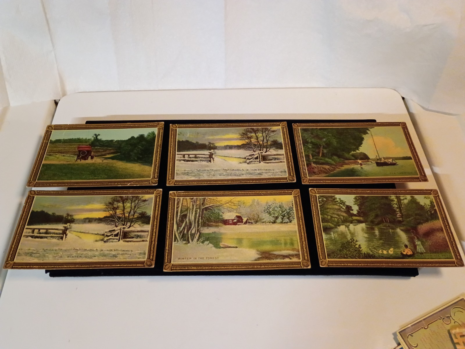 1909 / 1910 Set of 6 Vintage Cards, all are in VGC , see pictures, 1909 / 1910 Set of 6 Vintage Cards, all are in VGC , see pictures,