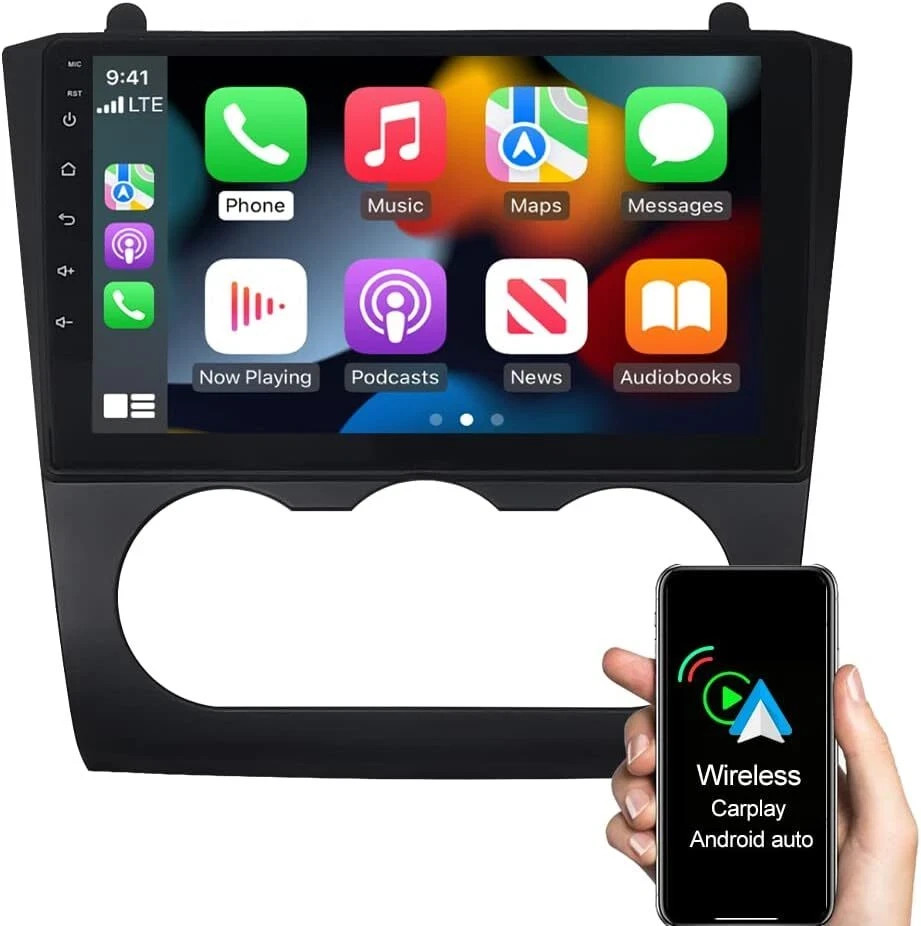 For 2008 2009- 2012 Nissan Altima Radio GPS Stereo Apple CarPlay & Android Auto