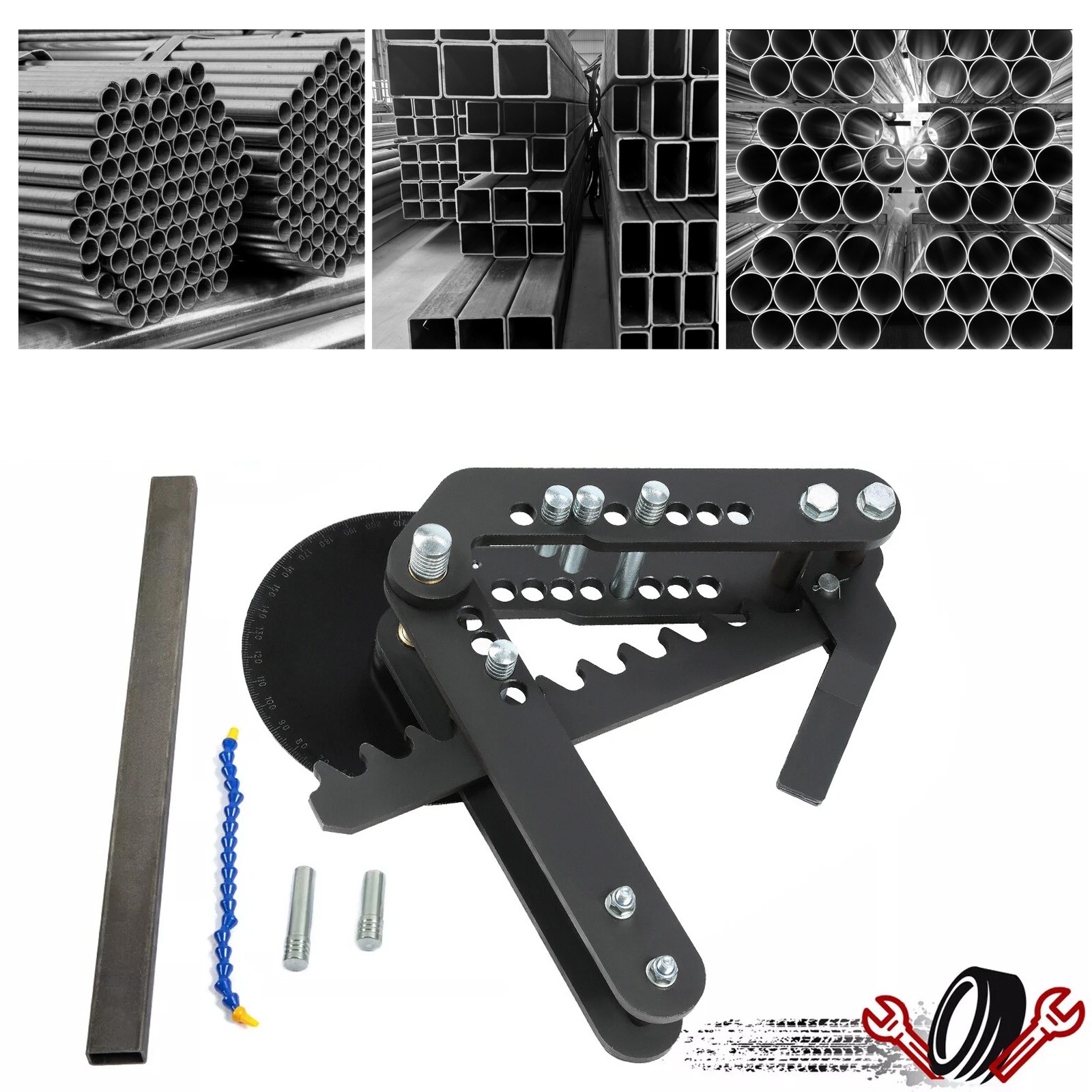 Steel Ratcheting Manual Pipe and Tube Bender -Bends up to 2\ Steel Ratcheting Manual Pipe and Tube Bender -Bends up to 2\