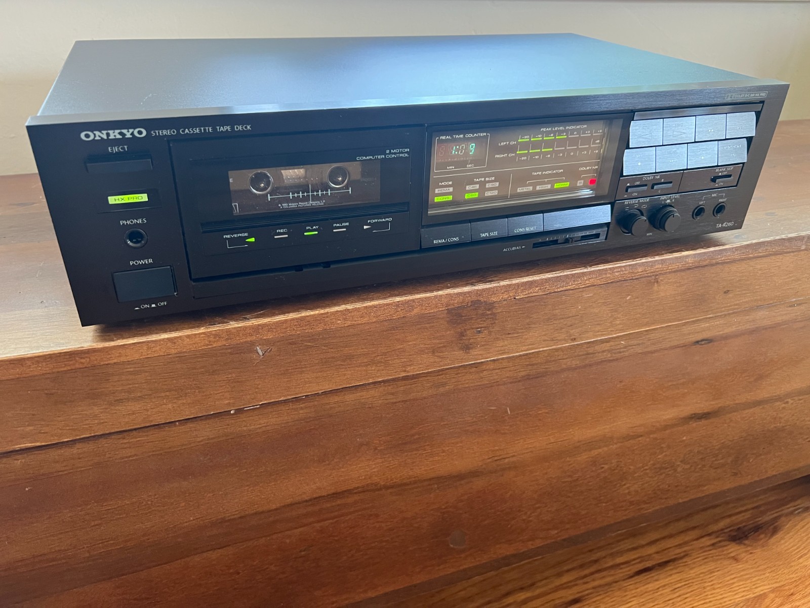 Vintage Onkyo TA-R260 Cassette Deck Vintage Onkyo TA-R260 Cassette Deck