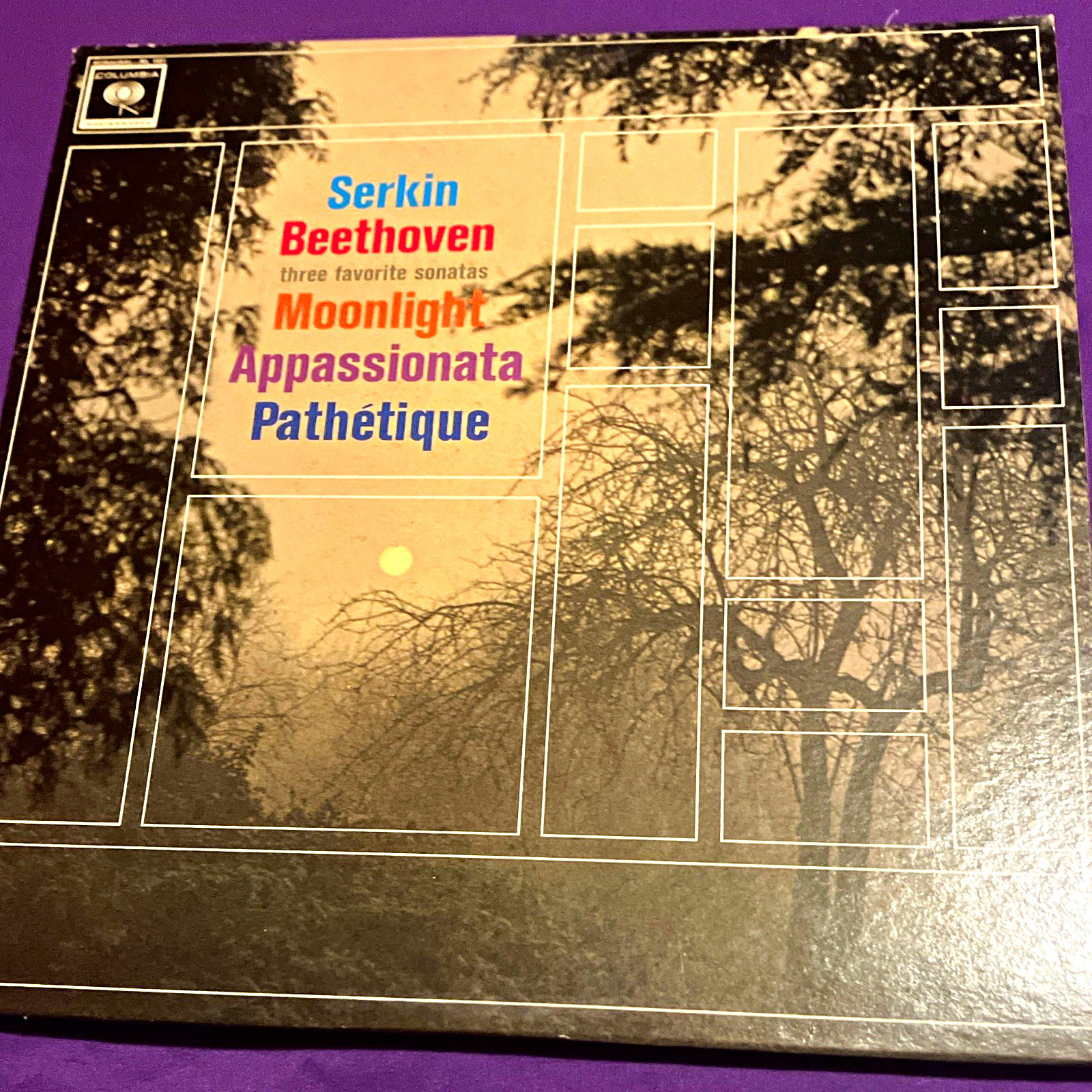 Rudolf Serkin Beethoven Moonlight Appassionata Pathétique Columbia LP 1963 Rudolf Serkin Beethoven Moonlight Appassionata Pathétique Columbia LP 1963