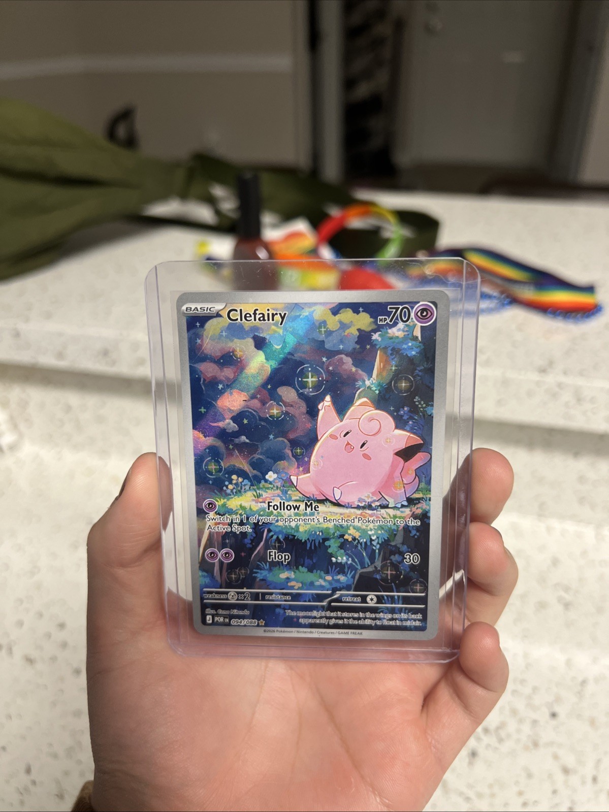 Clefairy Perfect Order 094/088 IR Pokemon Card TCG Clefairy Perfect Order 094/088 IR Pokemon Card TCG
