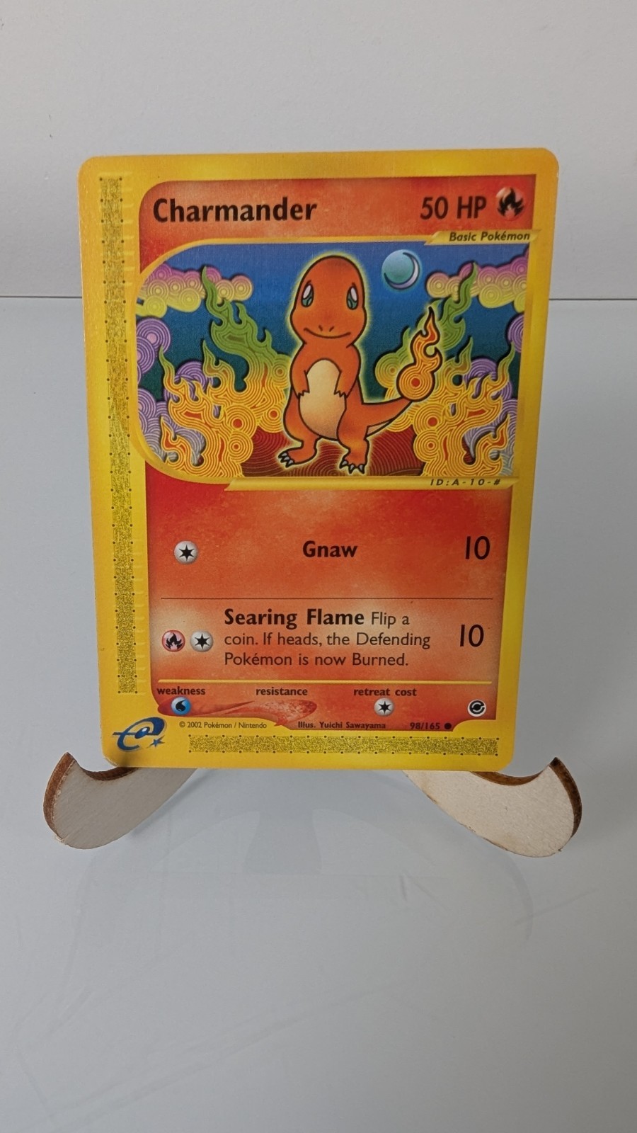 Pokemon TCG Charmander Card 98/165 Expedition Base Set, Regular Common, 2002 /G4 Pokemon TCG Charmander Card 98/165 Expedition Base Set, Regular Common, 2002 /G4