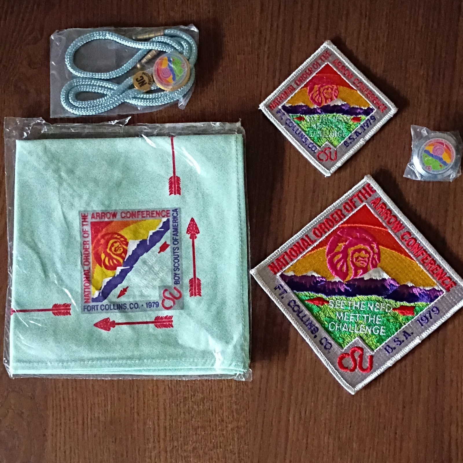 Order of the Arrow Boy Scouts 1979 NOAC Fort Collins CO Patch Lot