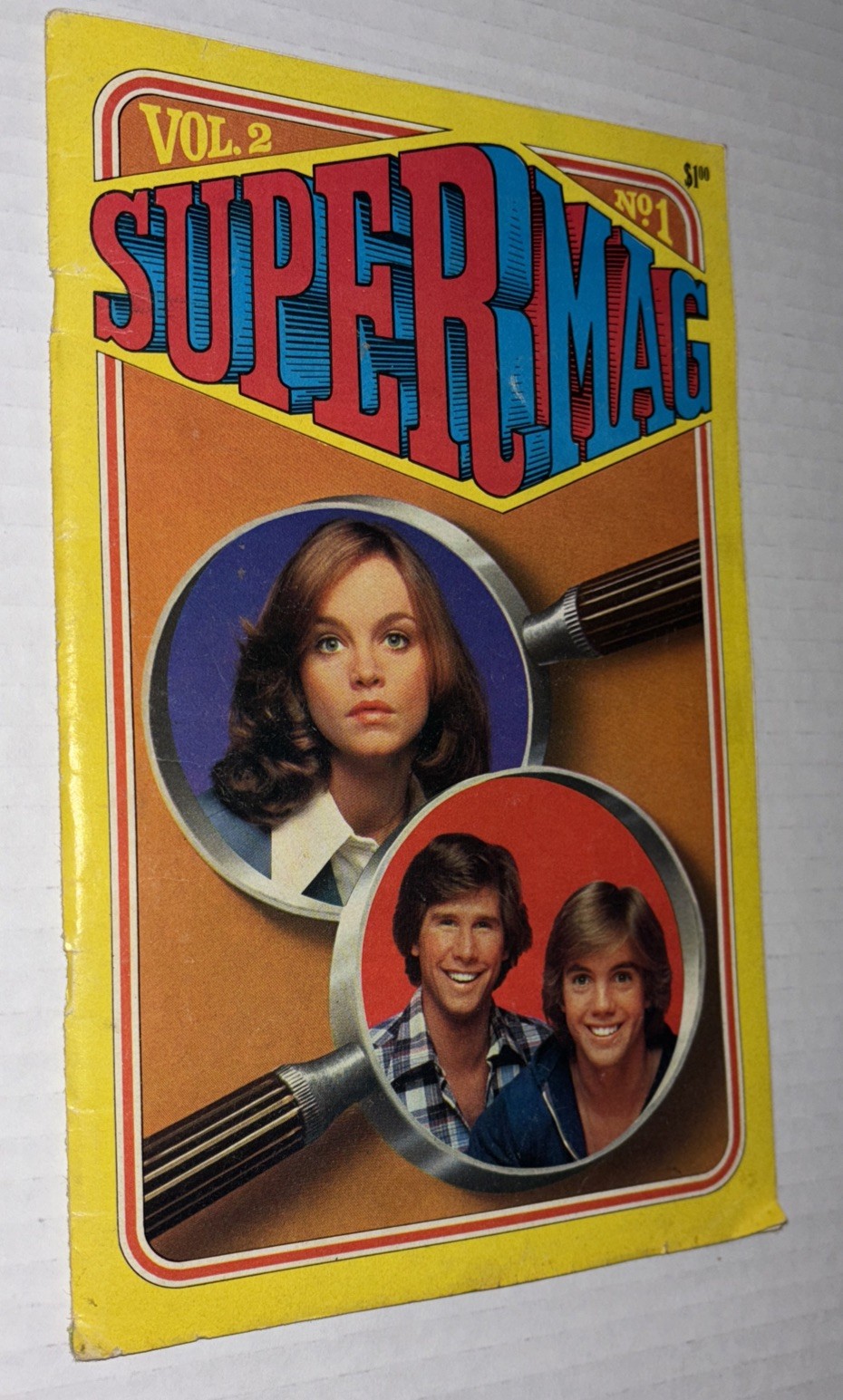 VTG 1977 SuperMag Magazine Drew Hardy Boys ELO OJ Simpson Danielle Spencer Dee