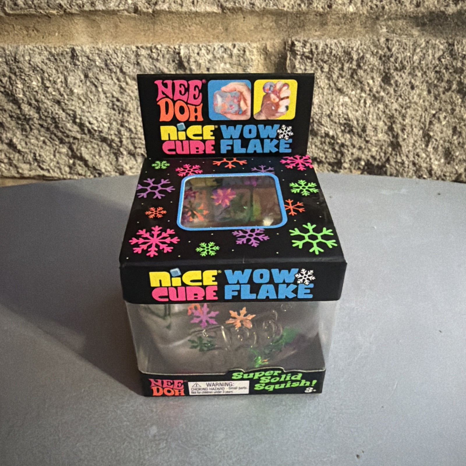 ❄️RARE NeeDoh Wow Flake Nice Cube- new ❄️