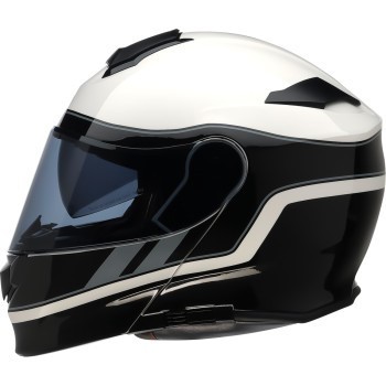 Z1R Solaris 2.0 Modular Helmet - Opus Black/White/Gray - Adult Size Large