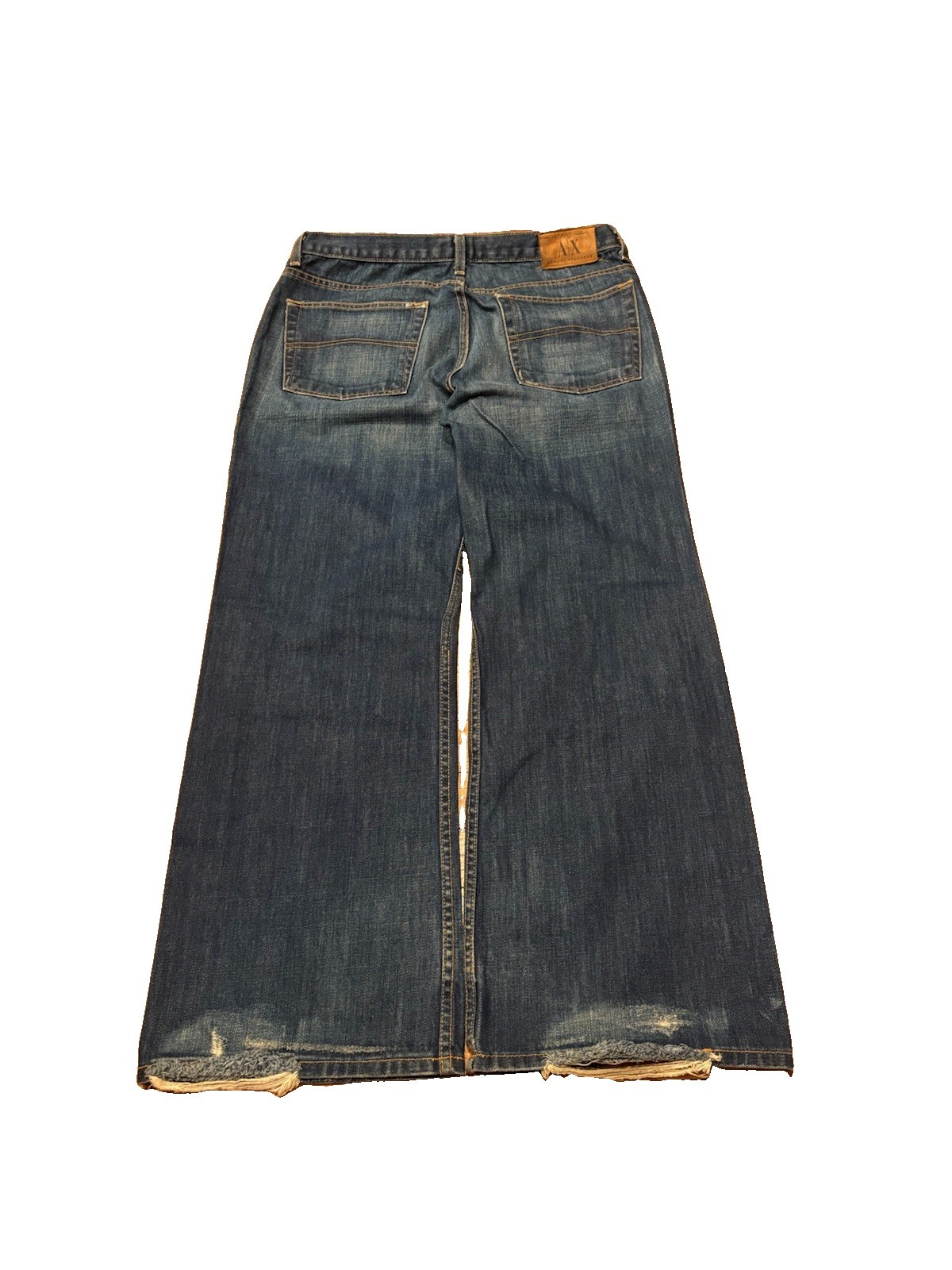 Vintage Y2K Armani Jeans Dark Wash Bootcut Flare Jeans 36x32 Baggy Skater Vintage Y2K Armani Jeans Dark Wash Bootcut Flare Jeans 36x32 Baggy Skater