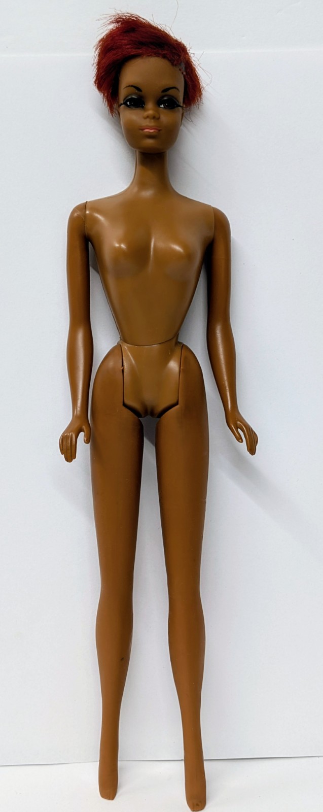 Vintage 1966 Black Barbie Friend Julia Doll Diahann Carroll  African AA Need TLC