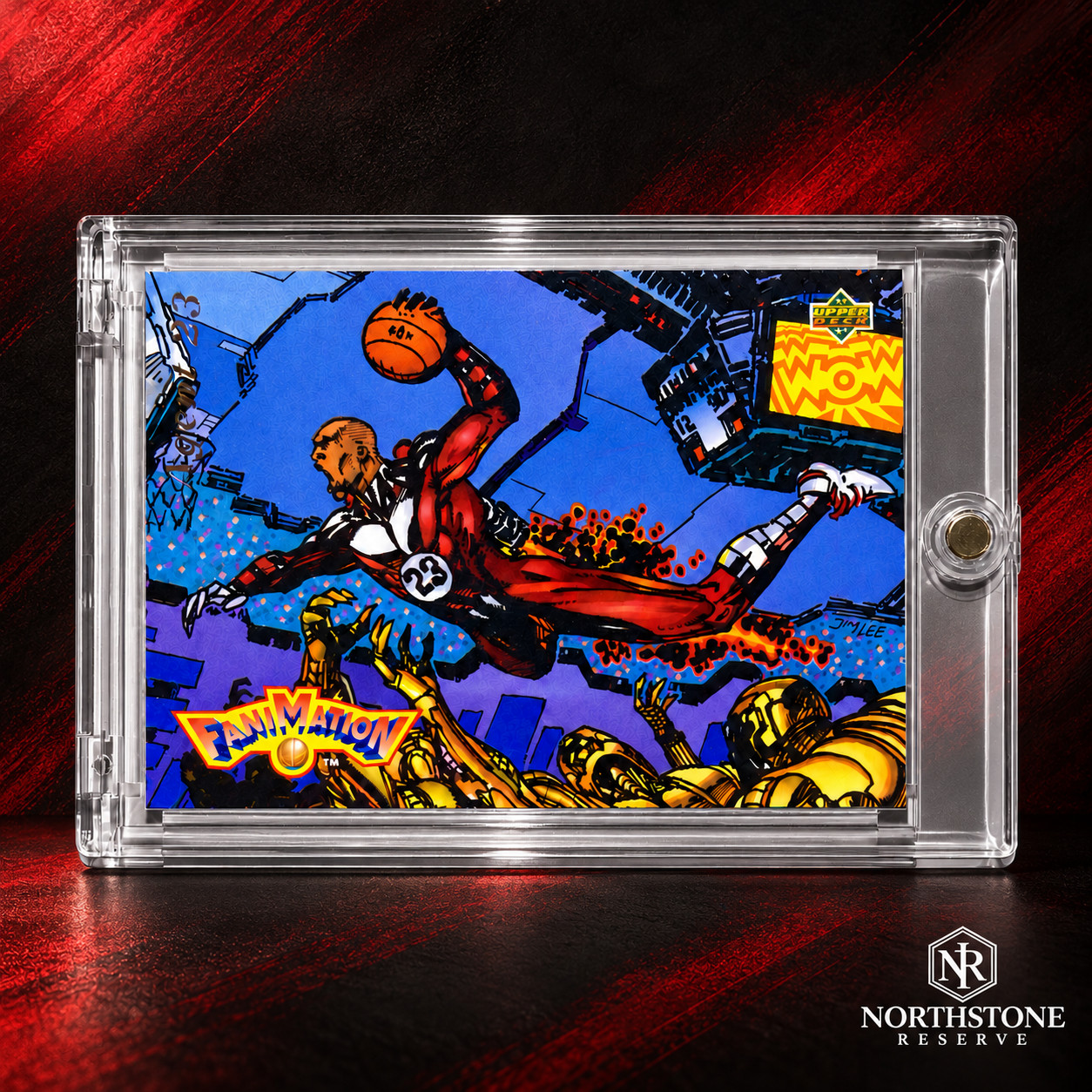 Michael Jordan MINT Upper Deck Fanimation 1992-93 Chicago Bulls Basketball Card