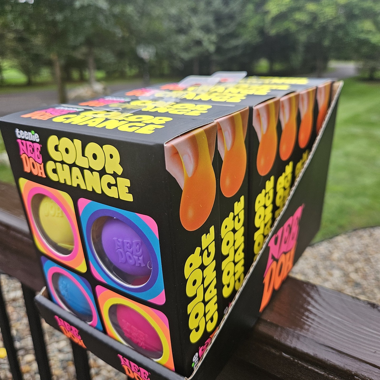 6 pack lot Schylling Teenie Nee Doh Color Change Squeeze Toy 4-Pack  Needoh