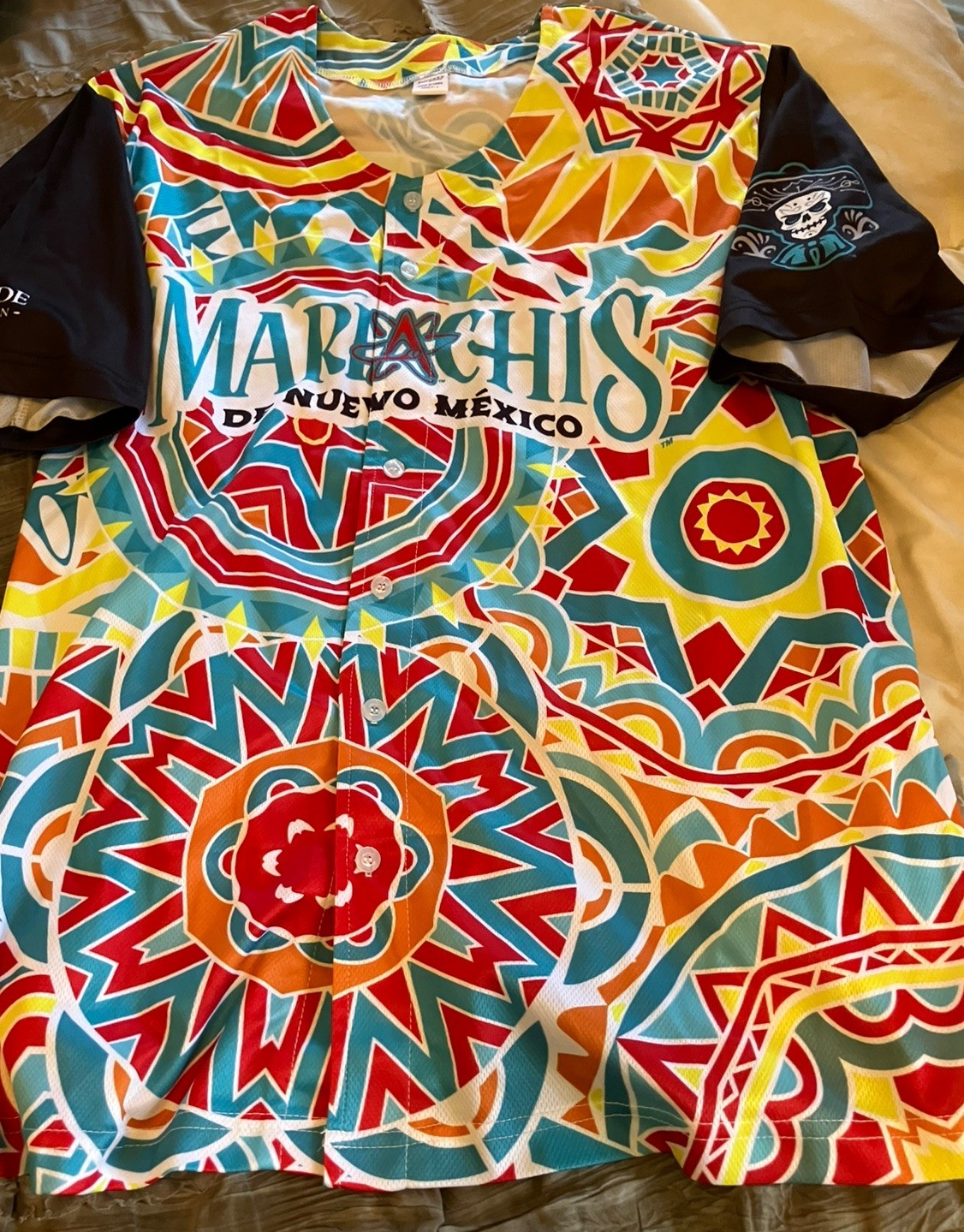 MARIACHIS De Nuevo México Albuquerque Isotopes 2026 Baseball Jersey SGA Large MARIACHIS De Nuevo México Albuquerque Isotopes 2026 Baseball Jersey SGA Large