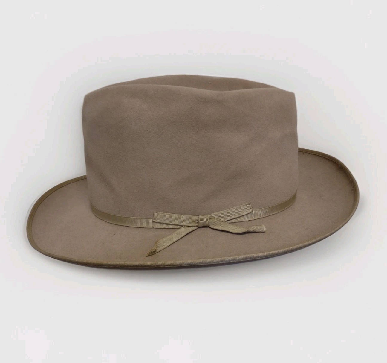 Vintage 1950s Mens Stetson Stratoliner Fedora 7 1/8 Long Oval Royal Felt Hat