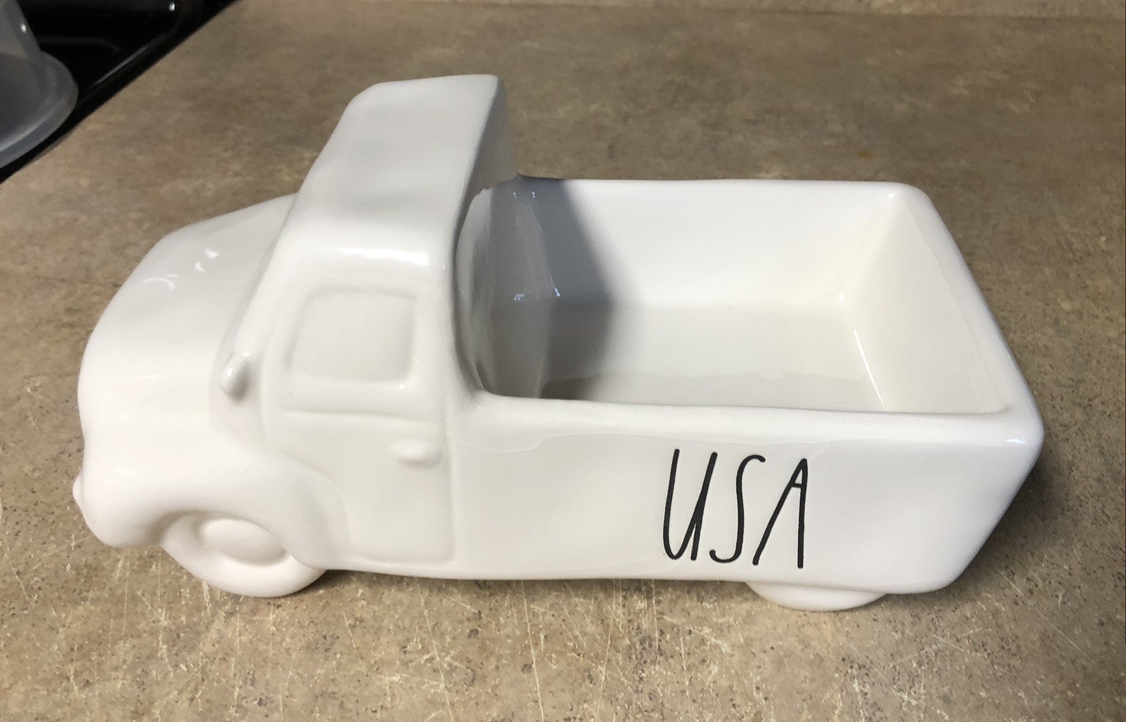 Rae Dunn Fourth 4th of July White USA Truck 2021 Ceramic New