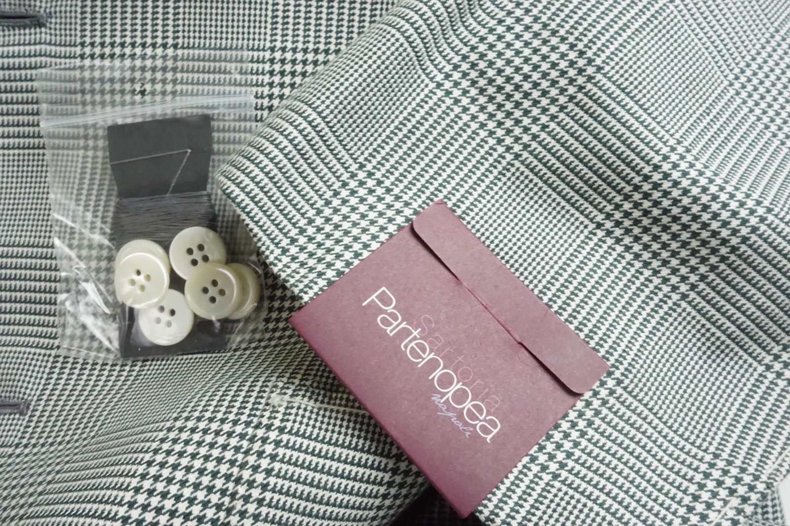 Sartoria Partenopea White Gray Plaid Cotton Sport Coat Jacket 40R US Brand New
