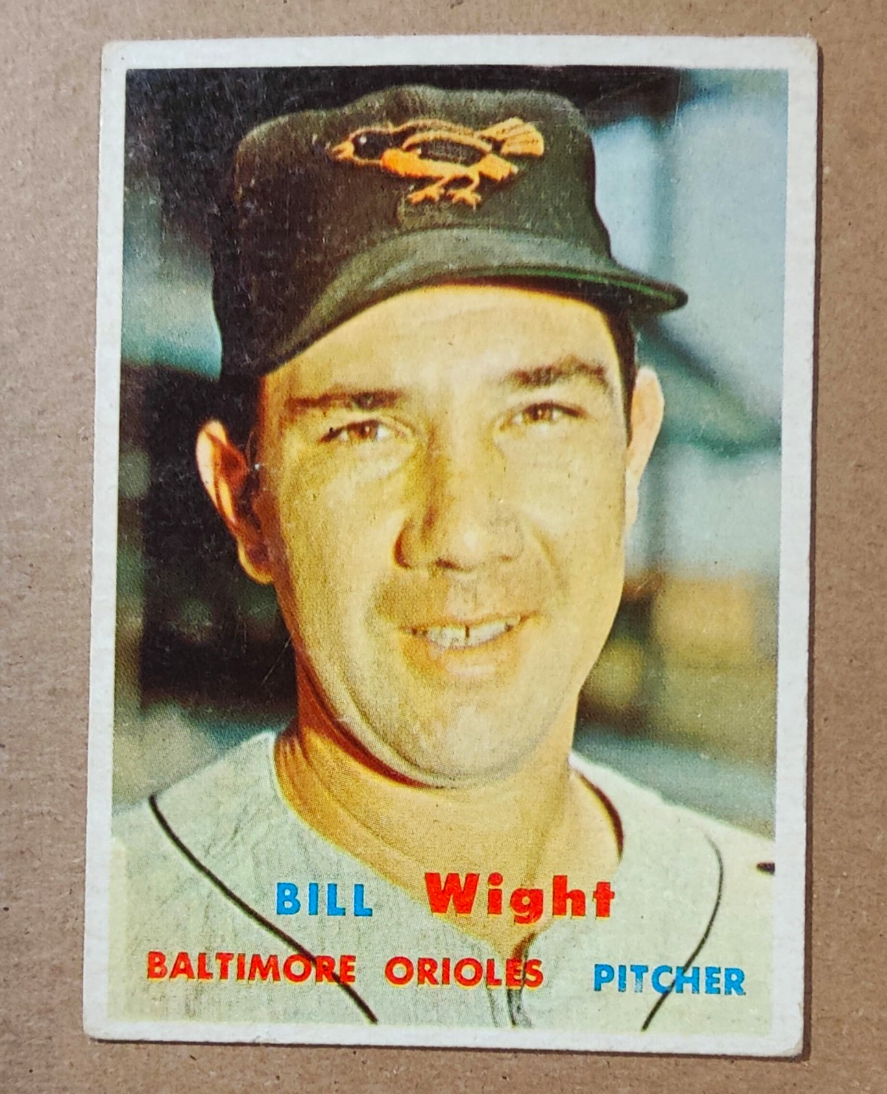 Topps 1957 Topps Scarce Series - Bill Wight Baltimore Orioles #340 Base Set