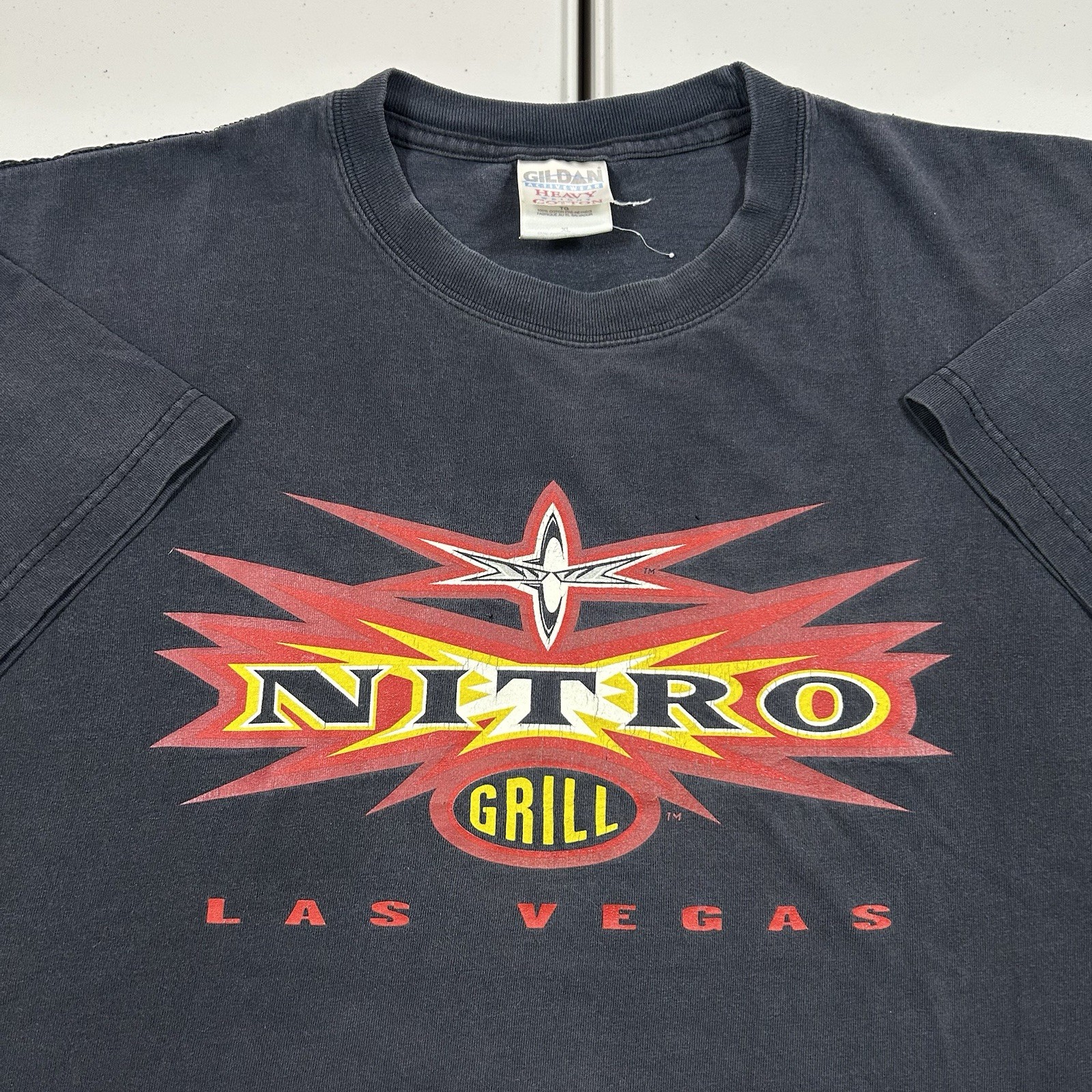 Vintage 90s Nitro Grill Las Vegas Graphic Shirt WCW Wrestling RARE Men\'s Size XL Vintage 90s Nitro Grill Las Vegas Graphic Shirt WCW Wrestling RARE Men\'s Size XL