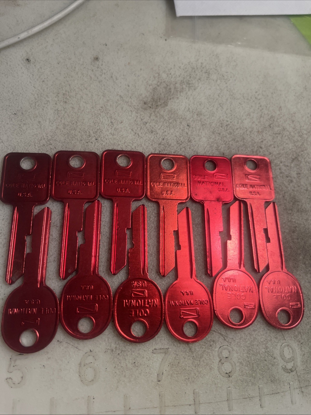 GM NOS Original Dealer Stock Key Chevy Olds Pontiac Cadillac 1970 1974 1978 1982