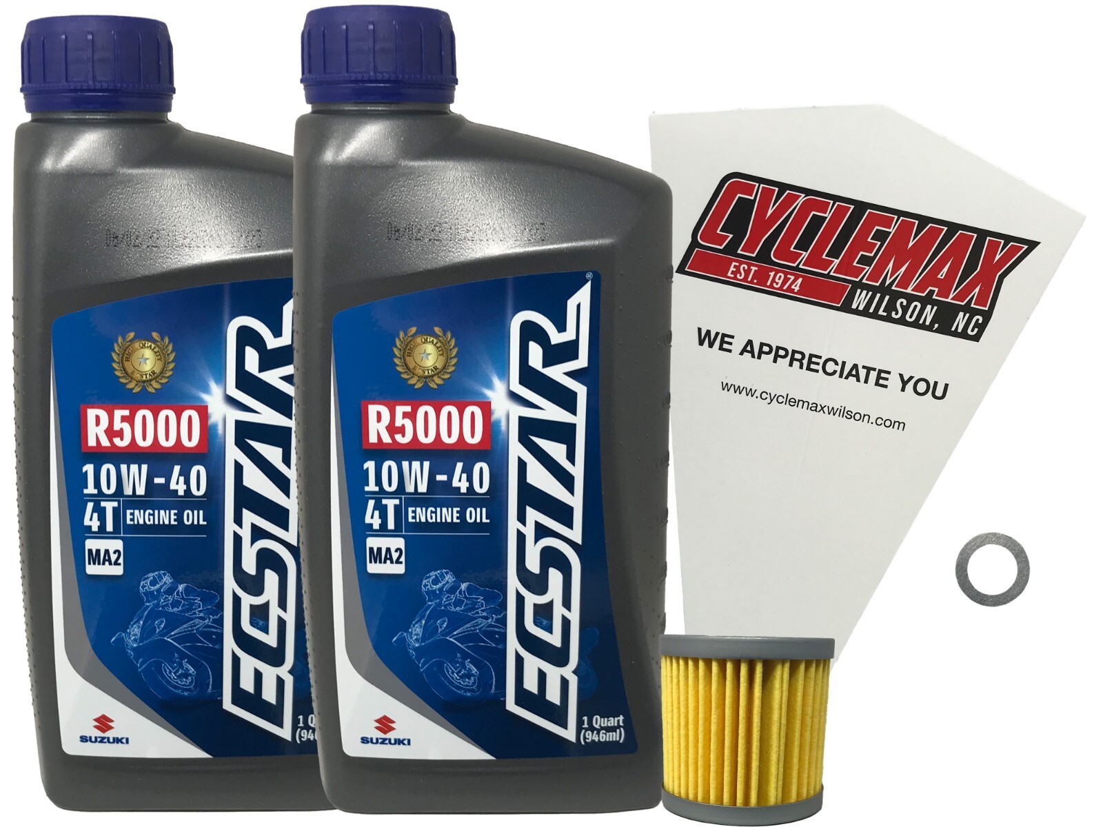 Cyclemax Genuine 2018-2022 Suzuki DR-Z400 DRZ400 Oil Change Kit Cyclemax Genuine 2018-2022 Suzuki DR-Z400 DRZ400 Oil Change Kit