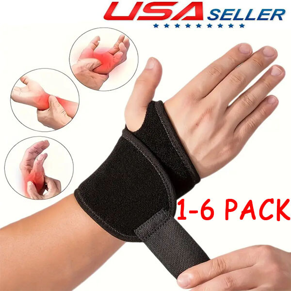 Wrist Hand Brace Support Carpal Tunnel Sprain Arthritis Gym Splint Left / Right Wrist Hand Brace Support Carpal Tunnel Sprain Arthritis Gym Splint Left / Right