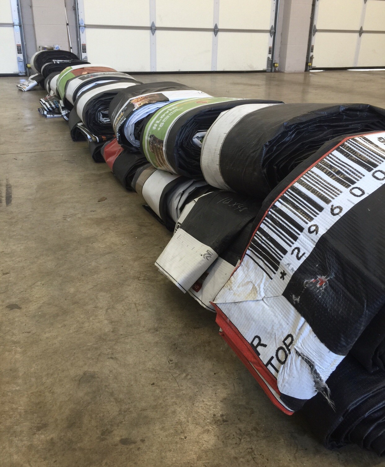 Used Heavy Duty Billboard Tarps, 10’x40’.                   ***Fast ***