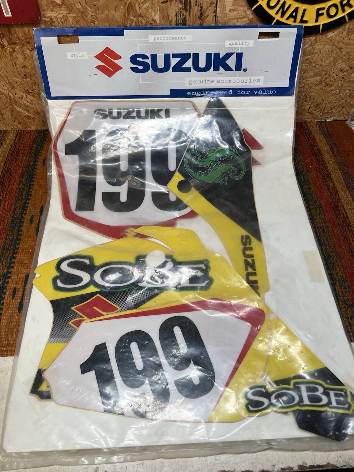RARE Suzuki Graphics Decal Kit For DRZ 125 Travis Pastrana Motocross Dirt Bike