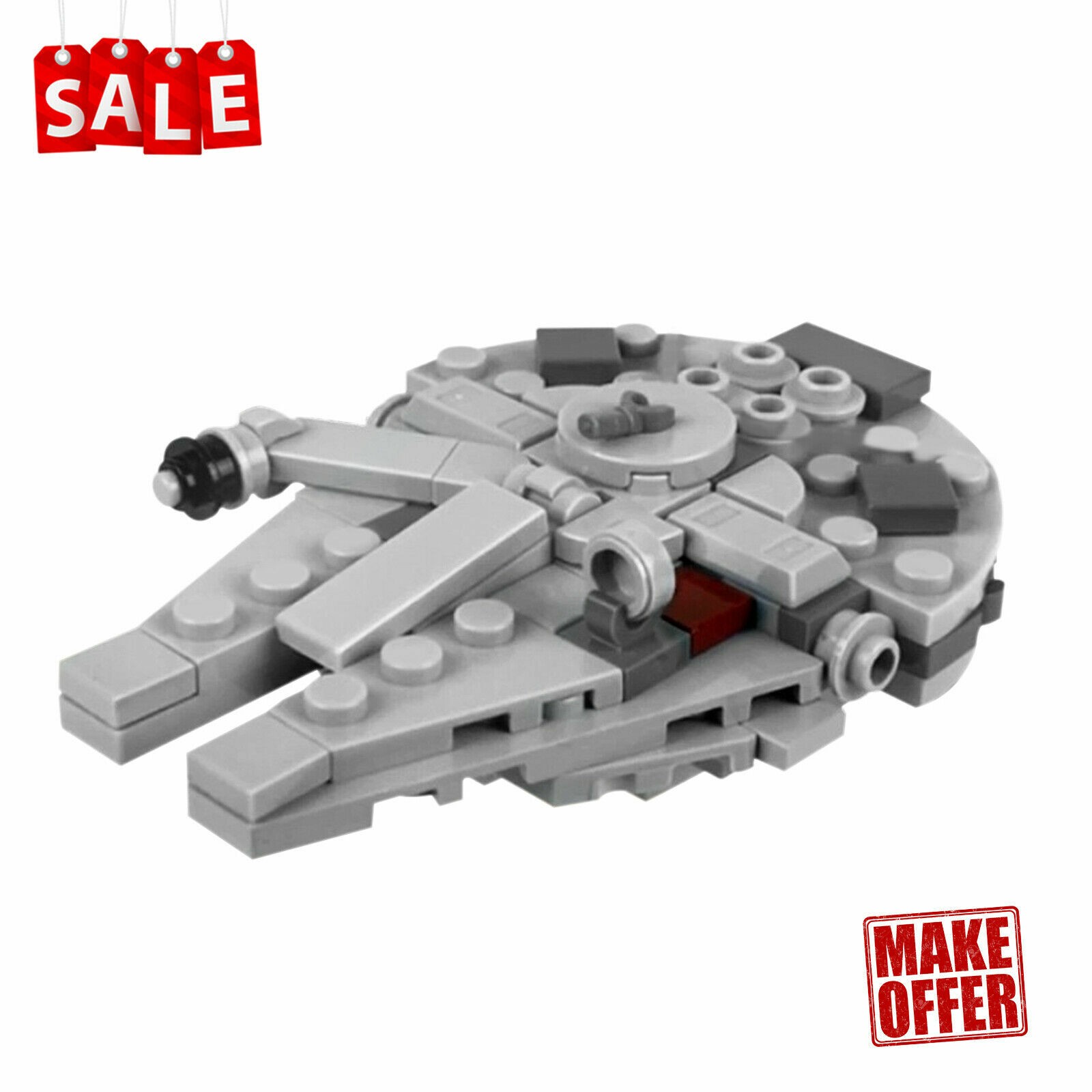 Micro Scale Fleet Iconic Ship Model Tiny Version 97 Pieces MOC Build Gift