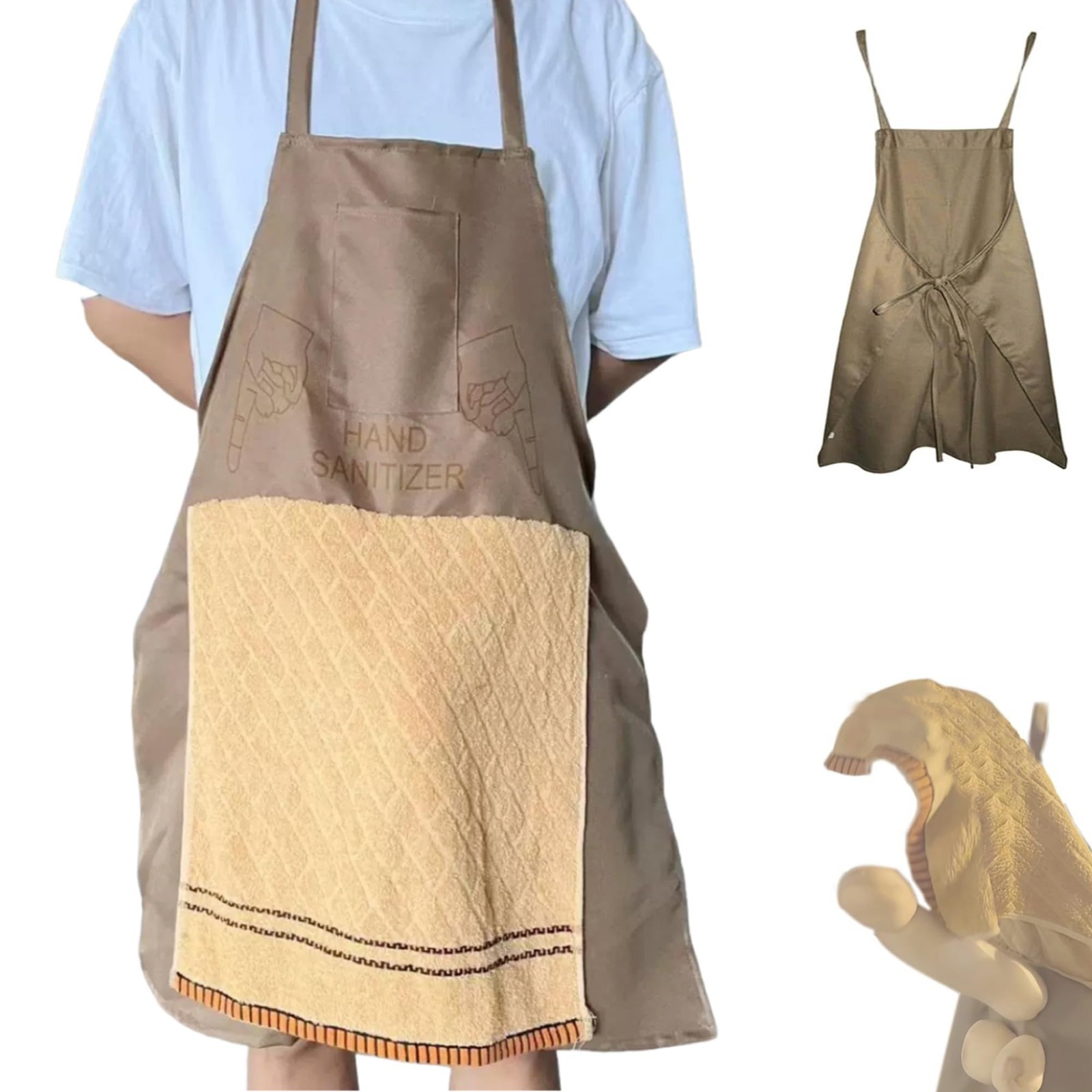 New Chef\'s Prank Apron,Creative Prank Aprons for Men,Funny The Ultimate Gag Gift