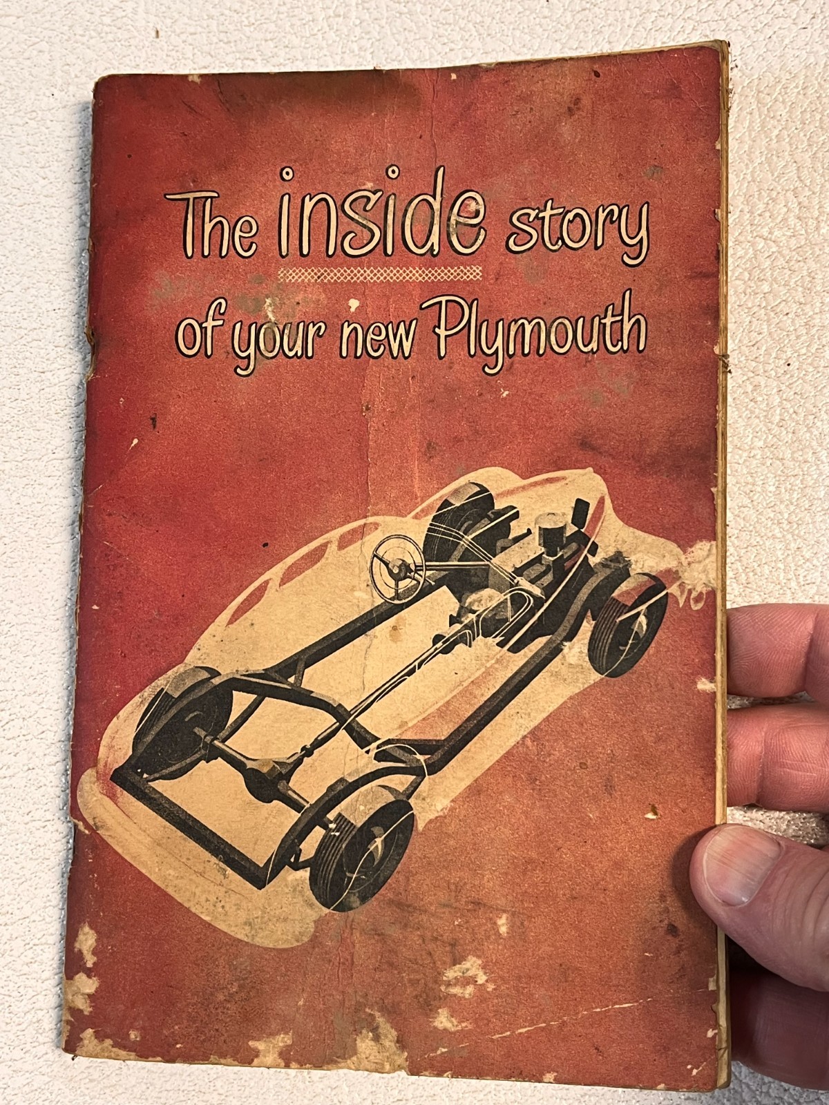 original 1947 Plymouth Inside Story Your New Plymouth Owner\'s Manual Booklet